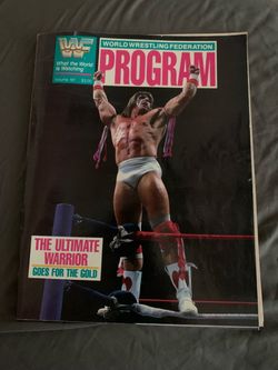 WWF Program Volume 161 Ultimate Warrior