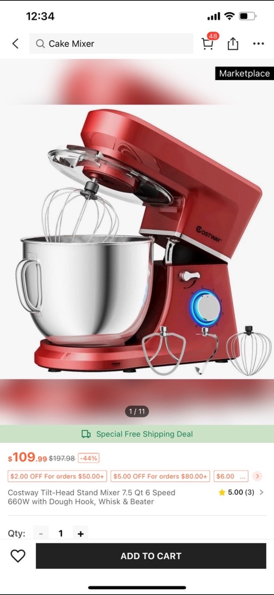 Tilt-head Stand Mixer