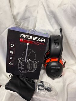 PROHEAR 033 2.0 Auriculares de Protección Auditiva Bluetooth Actualizados con Radio AM FM - Orejeras