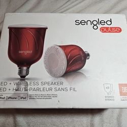 Sengled Pulse LED Light Bulb + JBL Bluetooth Speaker Pair (New)