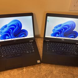 2x Identical Dell Latitude E5470 Laptops *Excellent Condition