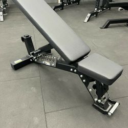 BRAND NEW Adjustable Weight Bench, Incline To Flat, Squat Rack, Bumper Plates, Barbell, Gym Mats Rubber Flooring 