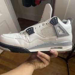 Jordan 4 White Cement