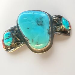 Navajo Sterling Silver Signed Antique