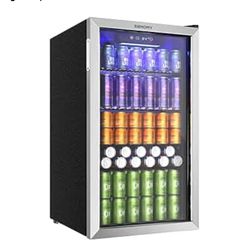 Euhomy Beverage Refrigerator 
