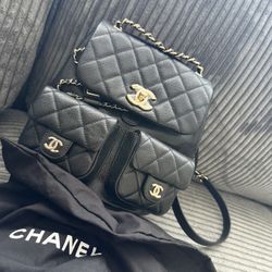 Authentic Channel Mini Backpack 