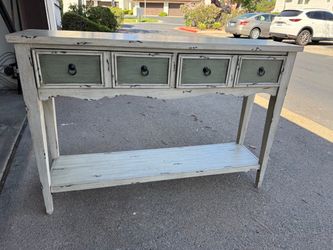 Entryway table shabby chic