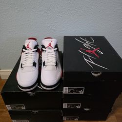 Nike Air Jordan 4 Retro Red Cement Size 9.5-13