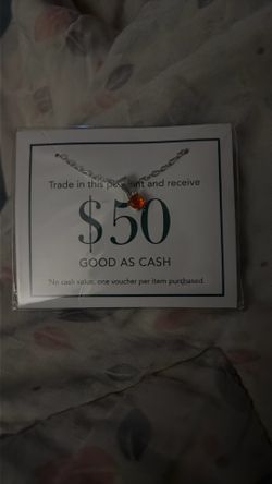Effy Jewelry $50 Trade-In Voucher & Orange Solitaire Pendant Necklace | Cruise Promo