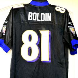 YOUTH XL - RAVENS #81 ANQUIN BOLDIN JERSEY