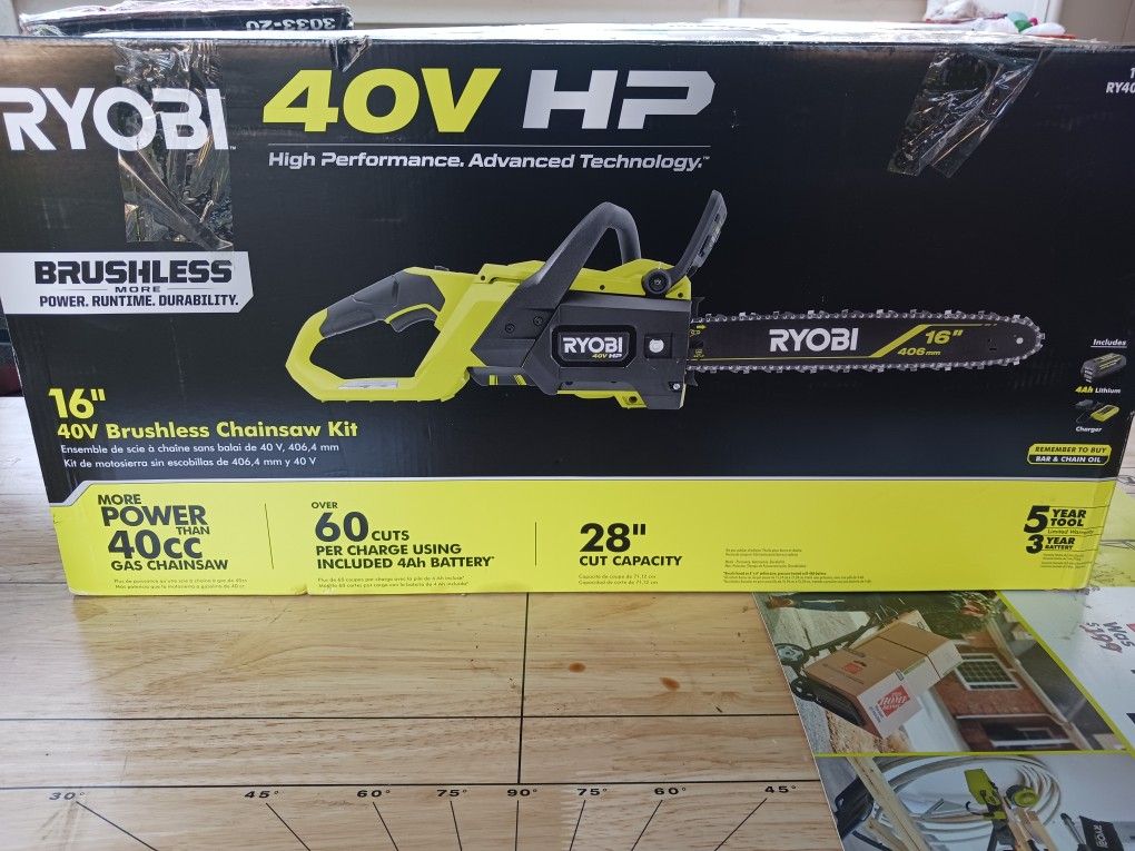 40v Ryobi Chain Saw