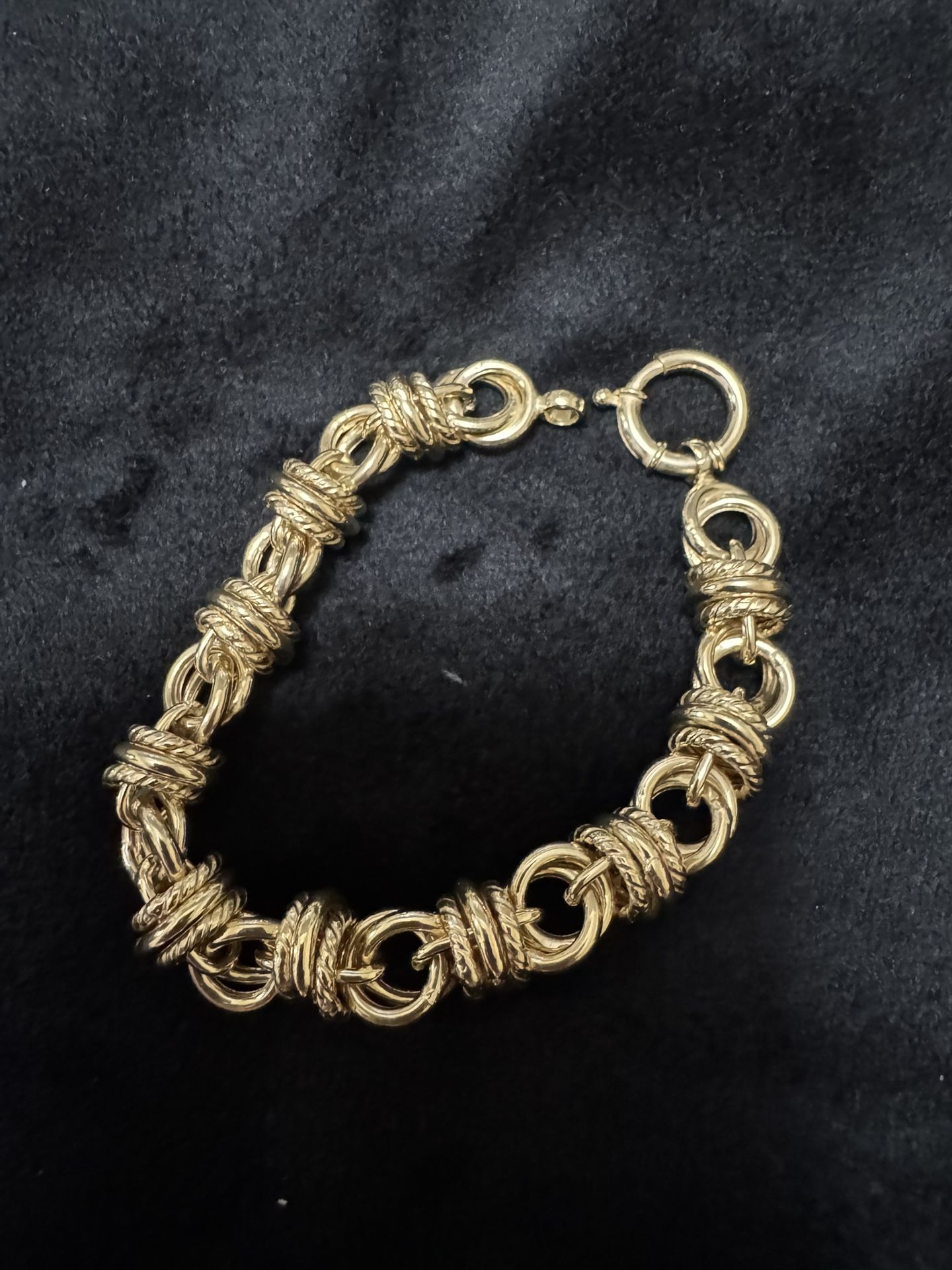 Women’s Gold Plated 925 Italy Hoop Bracelet