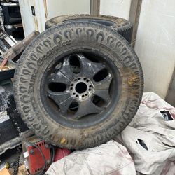 6 Lug 20 Inch Rims And Tires 