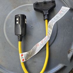 Prime GF420802 Sjtw Triple Tap Adapter with Gfci Plug, 125 V, 3, 1875 W