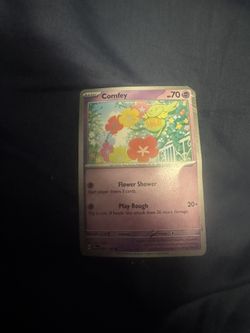 Comfey Pokemon Card 