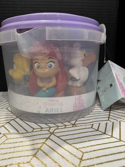 Disney Ariel Bath Toy Set - New