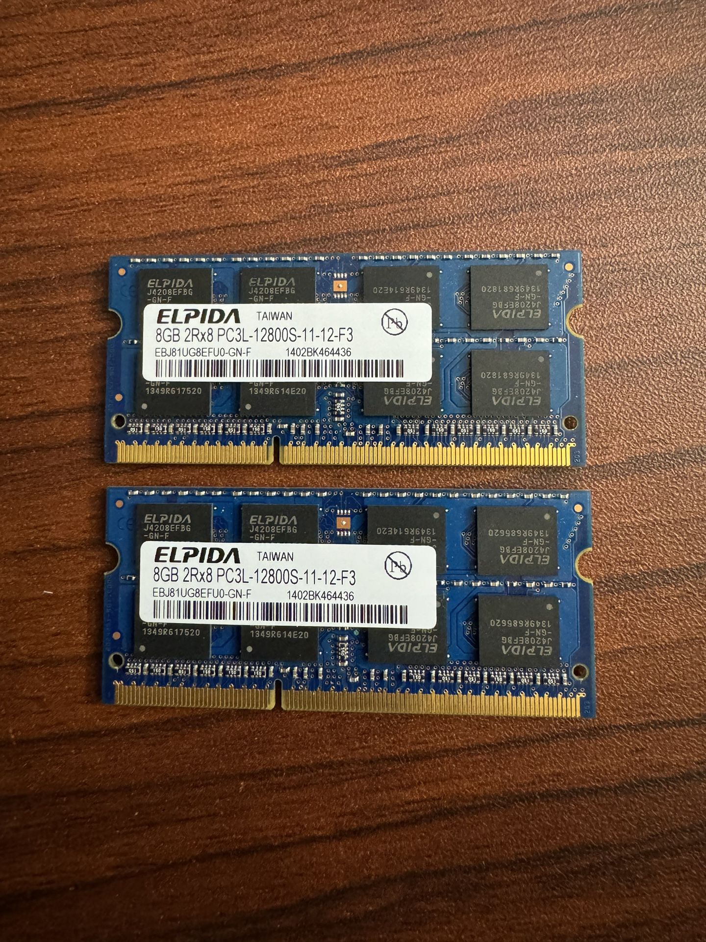 16GB DDRR3L Ram