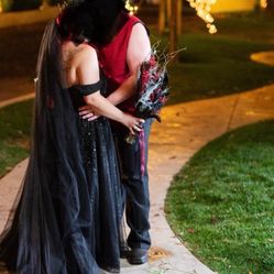 Eternally Yours 18 Feet Black Custom Veil 