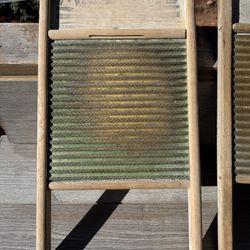Two Vintage Washboards.