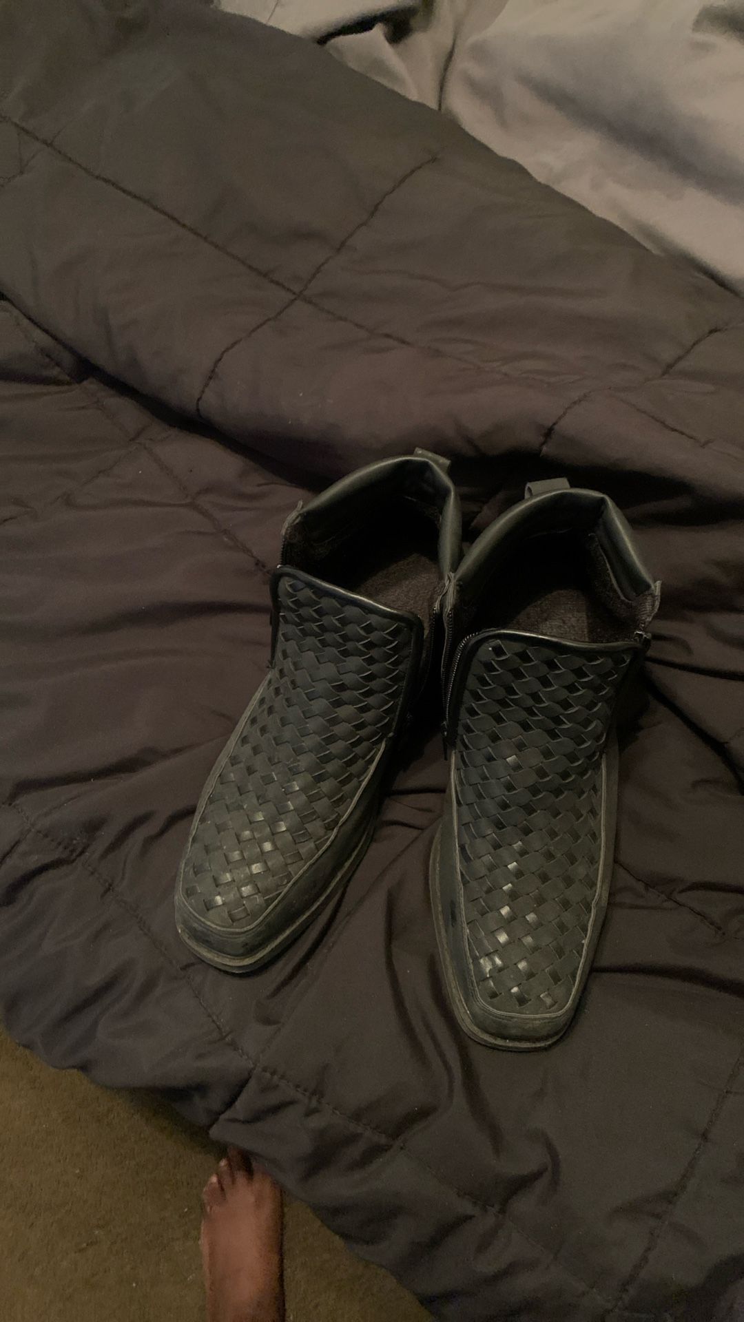 Casual Zipper Slip Resistant Cowboy Boot