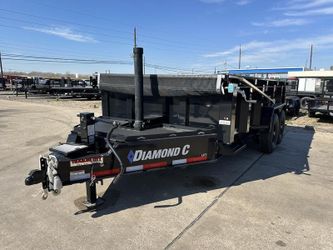 2024 DIAMOND C DUMP TRAILER 7X14X2.6
