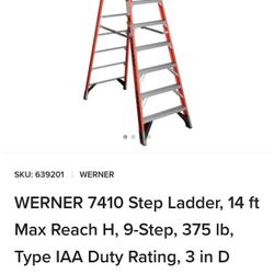 Werner Step Ladder 