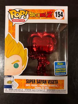 Funko Pop Dragon Ball Z Super Saiyan Vegeta #154