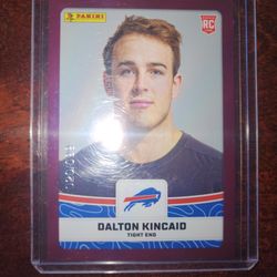 Purple Dalton Kincaid Rookie Numbered Card /99