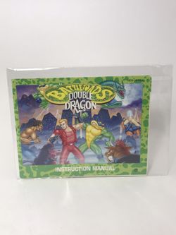 Battletoads Double Dragon ~ Nintendo ~ NES ~ Manual / Booklet ! Rare !!
