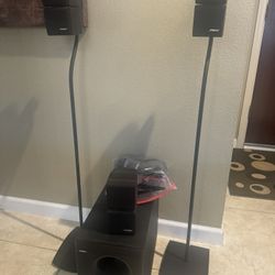 Bose Acoustimass 7 Home Theater Speaker System with stands