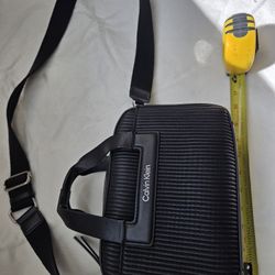 Calvin Klein Black Purse W/Adjustable , Comfortable Strap