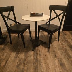 Cost Plus World Market Bistro Table And 2 Chairs