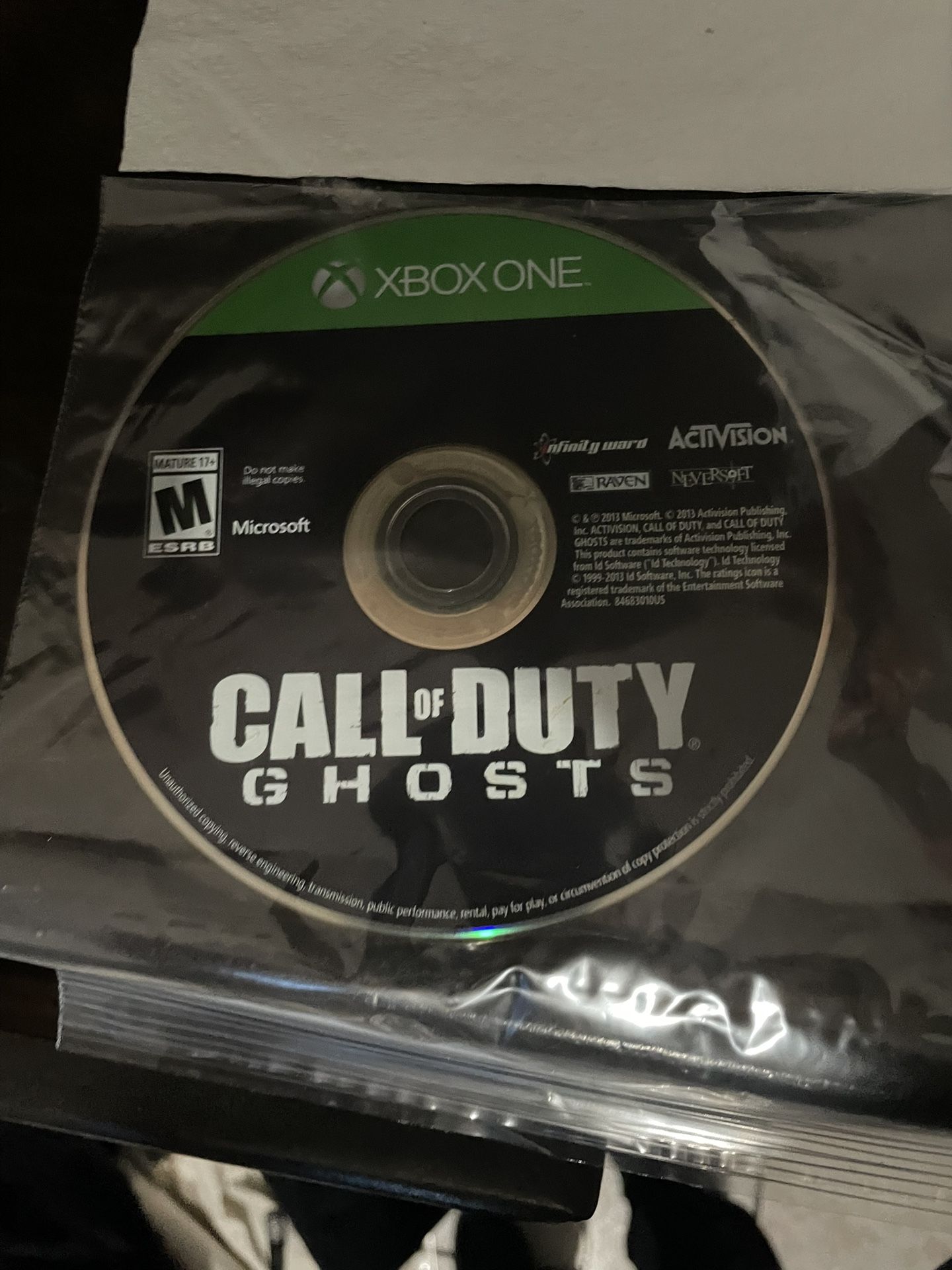 Call Of Duty Ghosts Disk
