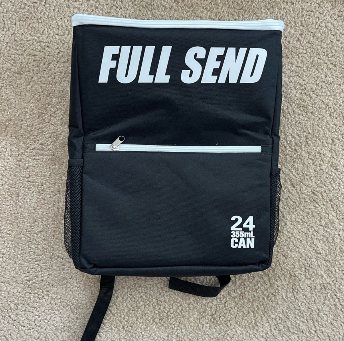 Nelk Boys Full Send Black 24 Pack Cooler Backpack