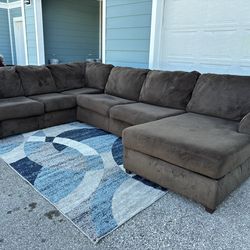 Brown Sectional Couch