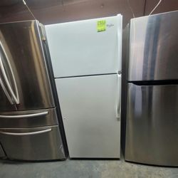 Apartment Refrigerator Whirlpool 30inches width Fully Covered Warranty!