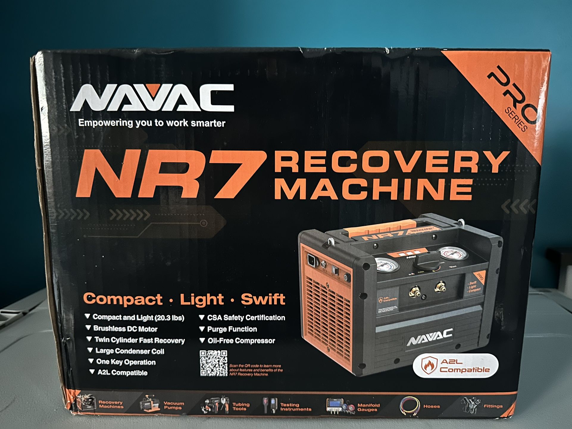 Navac Nr7 Recovery Machine 