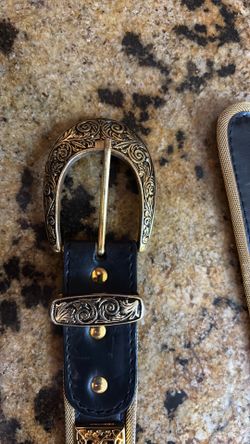 Black western Cowboy belt *Rare*