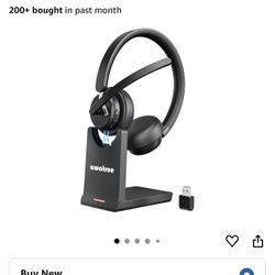 Wireless Headset With Mic For Work 