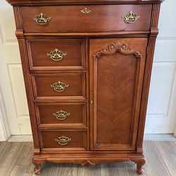 Solid Wood Tallboy Dresser Cabinet Made By Lexington Furniture
