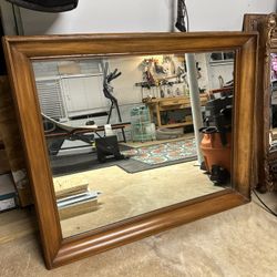 MCM Antique solid wood mirror