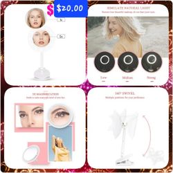 Light up magnifying Mirror