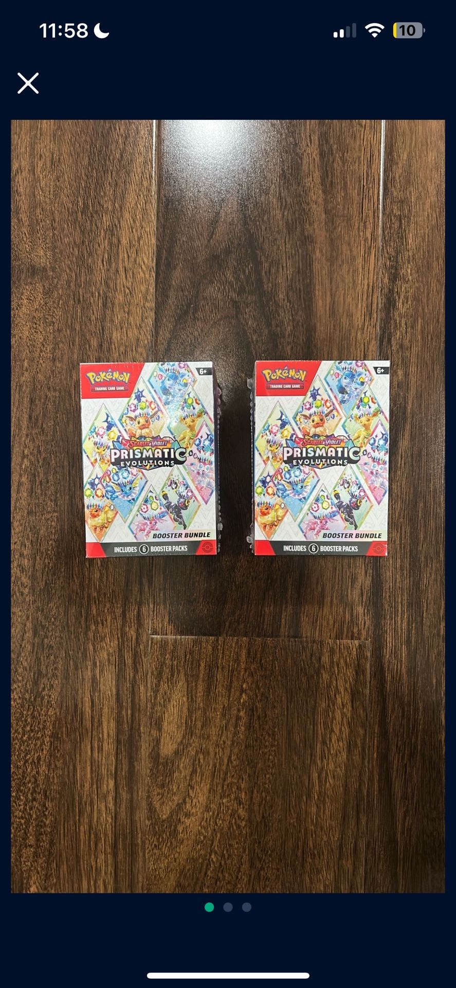 Pokemon Prismatic Booster Bundle