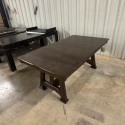 Ozark Warm Pecan 92” Extendable Table (imperfect)