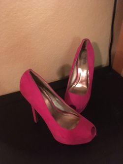 Pink heels