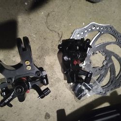 Bike Disk Brake And Rear Adapter Plate. 160mm Disks