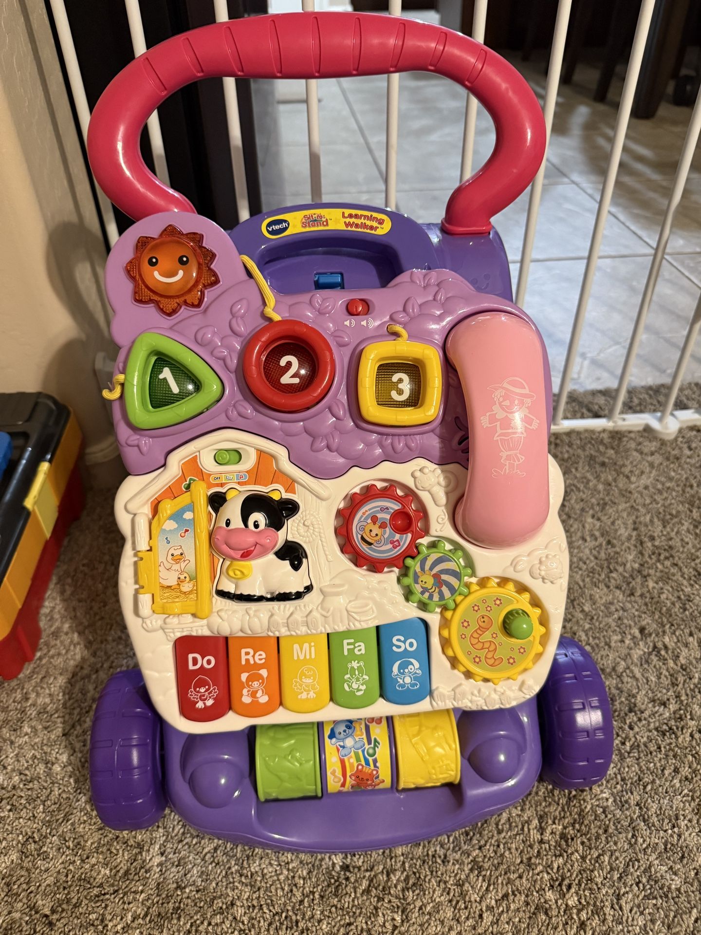 Tech Walk Behind Interactive Baby Toy