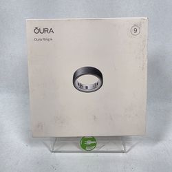 New Oura Ring Gen 4 Size 9 Stealth Titanium Smart Ring JZ90-54218-09