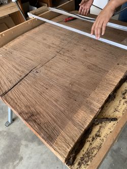 Live edge slabs