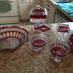 Antique Glassware Set